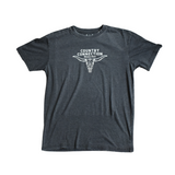 COUNTRY CONNECTION LONGHORN SHORT SLEEVE TEE - CCLONGHORNTEE