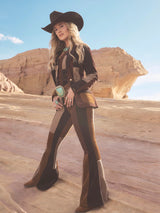 WRANGLER X LAINEY WILSON PATCHWORK BELL BOTTOMS-112370628