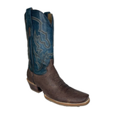 CORRAL MEN'S NAVY BLUE OSTRICH EMBOIRDERY WESTERN BOOTS - A4402