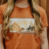 COUNTRY CONNECTION WESTERN SCENE FULL LENGTH T-SHIRT - CCWESTERNSCENETEE