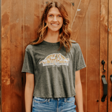 COUNTRY CONNECTION 4 HORSE T-SHIRT (CROP) - CC4HORSETEECR