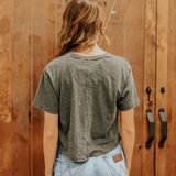 COUNTRY CONNECTION 4 HORSE T-SHIRT (CROP) - CC4HORSETEECR