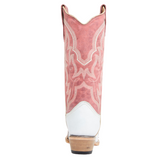 CIRCLE G BY CORRAL WOMEN'S PINK WINGTIP WESTERN BOOT - L6064