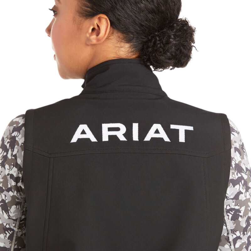 ARIAT WOMEN'S NEW TEAM SOFTSHELL VEST BLACK - 10020762