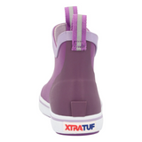 XTRATUF BIG KIDS DEWBERRY/PURPLE GUMDROP ANKE DECK BOOTS - XKAB500Y