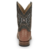 JUSTIN MEN'S HAGGARD BROWN CAIMAN WESTERN BOOTS - GR5706