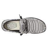 HEY DUDE MEN'S WALLY SERAPE BLACK GRAVEL - 400170YB