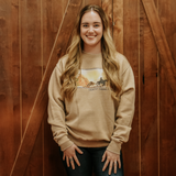 COUNTRY CONNECTION WESTERN SCENE SWEATSHIRT - CCWESTERNSCENESW