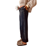 LITTLE DAISY CLOSET WOMEN'S DECORATIVE STUDS JEANS - LD7877338