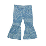 WRANGLER GIRLS INFANT/TODDLER FLARE WINTER LIGHT BLUE JEANS - 112365060
