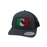 RIVERBED THREADS MEXICAN FLAG BUCKING BULL HAT - MX006A
