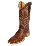 R. WATSON MEN'S BRASS OSTRICH WESTERN BOOT - RW4528-1