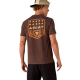ARIAT MEN'S STRIPE PATRIOTIC BADGE T-SHIRT - 10073963