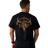 BURLEBO MEN'S SHORT SLEEVE TEE "PROVERBS 27:17" - SSTPROVB