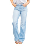 KANCAN WOMEN'S HOLLY HIGH RISE TROUSER HEM FLARE JEANS - KC9289L