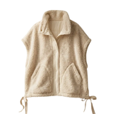 URBAN DAIZY WOMEN'S OVERSIZED SHERPA FLEECE BOHO WESTERN LAYERING VEST - UDOW0176
