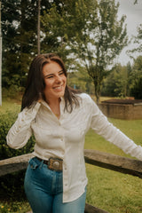 WRANGLER X LAINEY WILSON EMBROIDERED WESTERN SNAP SHIRT-112370410