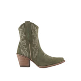BUCK & BRANA WOMEN'S BROOK OLIVE WESTERN BOOT - 910005