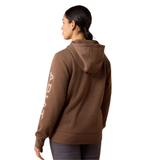 ARIAT WOMEN'S REBAR LIGHTWEIGHT LOGO 1/2 ZIP HOODIE - 10082241