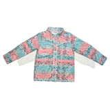 SHEA BABY INFANT/TODDLER GIRLS PASTEL PAISLEY FRINGE PEARL SNAP SHIRT - GWEST13