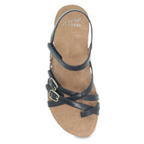 DANSKO ROSLYN SANDALS BLACKY WAXY BURNISHED CASUAL SHOE - 6029475300