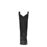 CORRAL WOMEN'S EMBROIDERY BLACK SNIP TOE WESTERN BOOT - L5433