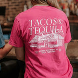 OLD ROW CHICKS TACO AND TEQUILA POCKET TEE - WROW3961