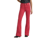 WRANGLER WOMEN'S LAINEY WILSON RED FLARE JEANS - 112380474