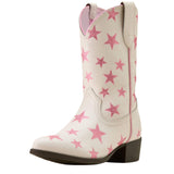 ARIAT GIRLS PALMER R TOE WESTERN BOOT - 10074195