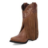DAN POST TODDLER HAPPY TRAILS LEATHER FRINGE WESTERN BOOT - DPC4020
