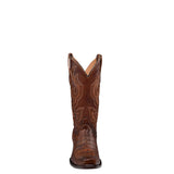 CORRAL MEN'S HONEY BROWN CAIMAN NARROW SQUARE TOE WESTERN BOOT - A4552