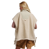 URBAN DAIZY WOMEN'S OVERSIZED SHERPA FLEECE BOHO WESTERN LAYERING VEST - UDOW0176