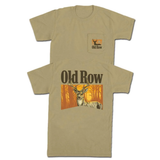 OLD ROW KHAKI SMOKING BUCK POCKET TEE - WROW4035