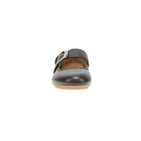 DANSKO WOMEN'S MATILDA CHOCOLATE LEATHER FLATS - 5708060300