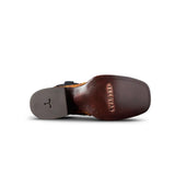 TECOVAS MEN'S EMMIT II SUNSET TAN OSTRICH WESTERN BOOT - M10095SMD