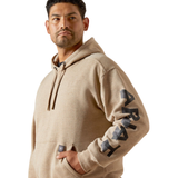 ARIAT MEN'S REBAR LIGHTWEIGHT LOGO HOODIE - 10062712