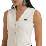 WRANGLER WOMEN'S LAINEY WILSON DENIM VEST - 112385569