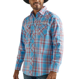 WRANGLER MEN'S LOGO PLAID LONGSLEEVE SHIRT - 112327776