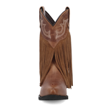 DAN POST TODDLER HAPPY TRAILS LEATHER FRINGE WESTERN BOOT - DPC4020