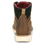 JUSTIN MEN'S BRISTOL 6" WATERPROOF STEEL TOE WORK BOOT - HW687