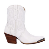 DURANGO WOMEN'S PEARL WHITE CRUSH WESTERN BOOTS - DRD0465