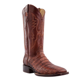 R.WATSON MEN'S COGNAC CAIMAN TAIL WESTERN BOOTS - RW3003-2