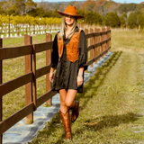 DINGO WOMEN'S BELLONA WESTERN BOOT - DI216BRN