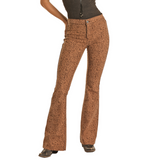 ROCK & ROLL BY PANHANDLE WOMEN'S REVERSIBLE HIGH RISE EXTRA STRETCH FLARE JEANS - BW6PD02231