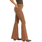 ROCK & ROLL BY PANHANDLE WOMEN'S REVERSIBLE HIGH RISE EXTRA STRETCH FLARE JEANS - BW6PD02231