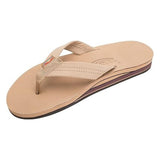 RAINBOWS MEN'S DOUBLE LAYER PREMIER LEATHER WITH ARCH SUPPORT SANDALS - 302ALTSO-MENS