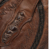 CORRAL MEN'S HONEY INLAY AND EMBROIDERY WIDE SQ. TOE WESTERN BOOT - A5119