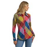 WRANGLER X LAINEY WILSON HARLEQUIN WESTERN SNAP SHIRT-112371988