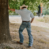 ROCK & ROLL MEN'S FLAT SEAM DOUBLE BARREL JEAN - RRMD0SR13U