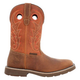GEORGIA MEN'S CORE 37 WESTERN 11" WATERPROOF PULL ON WORK BOOT - GB00693